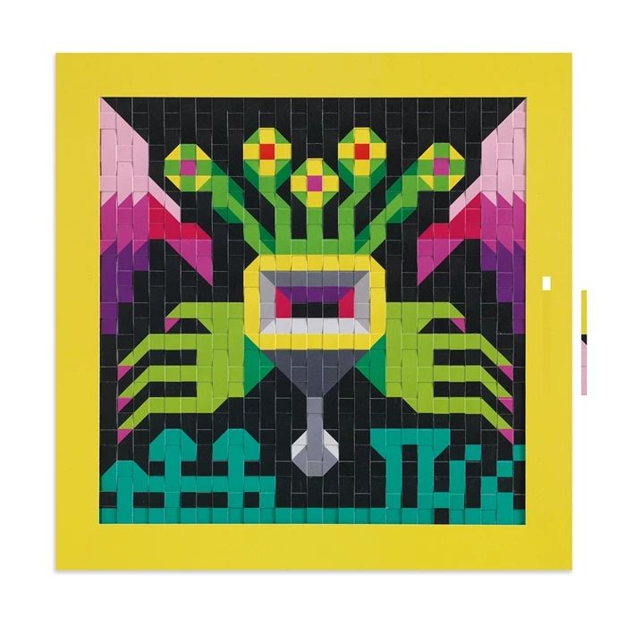 Djeco Pixel-Art weben Angreifer