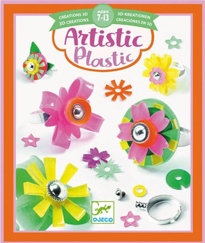 Djeco Artistic plastic ring collection