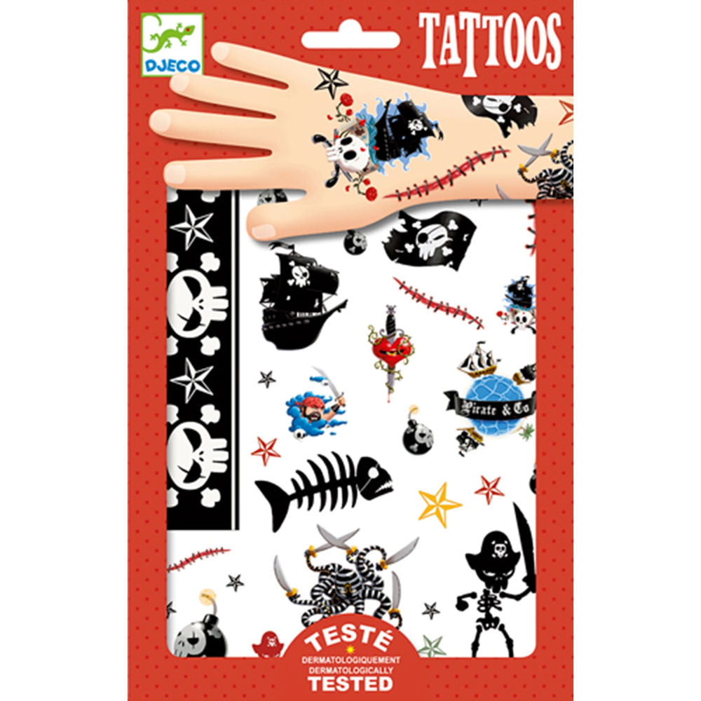 Djeco Tattoos Piraten