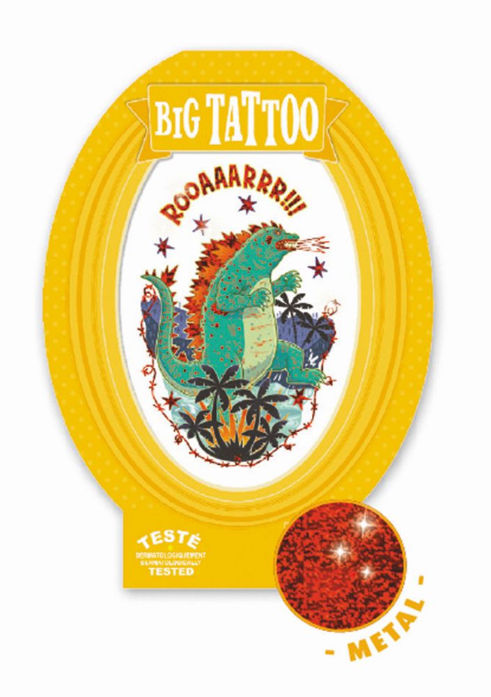 Djeco Tattoos Godzilla