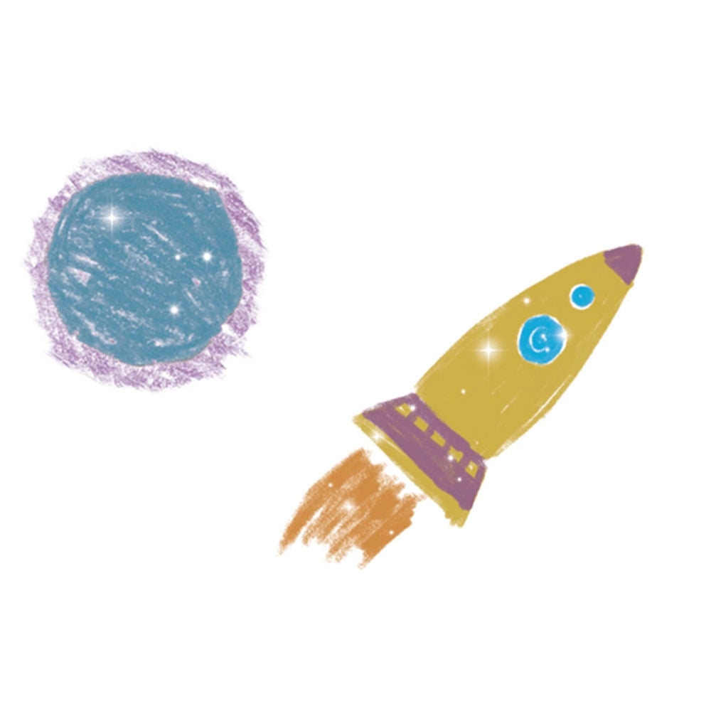 Djeco 8 Farbstifte metallic