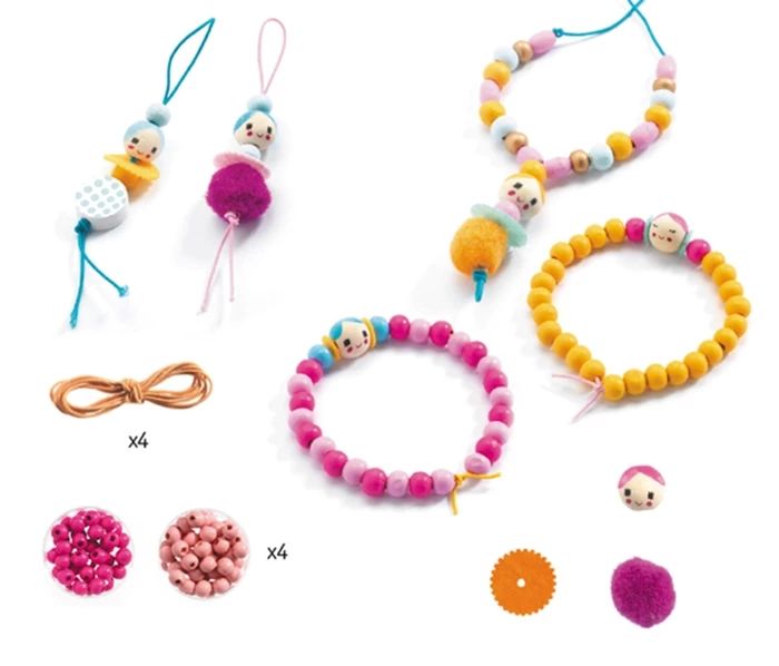 Djeco beads and figures