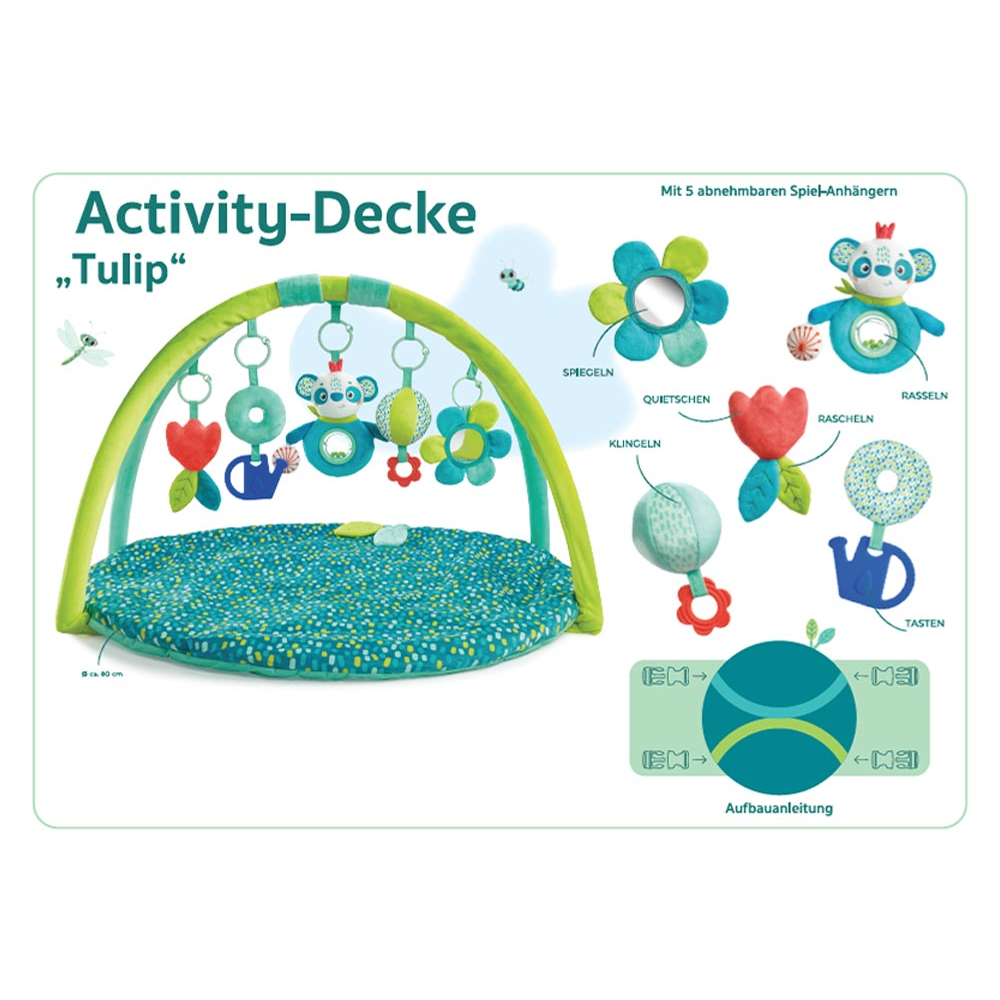 Selecta Activity-Decke Tulip 83 cm