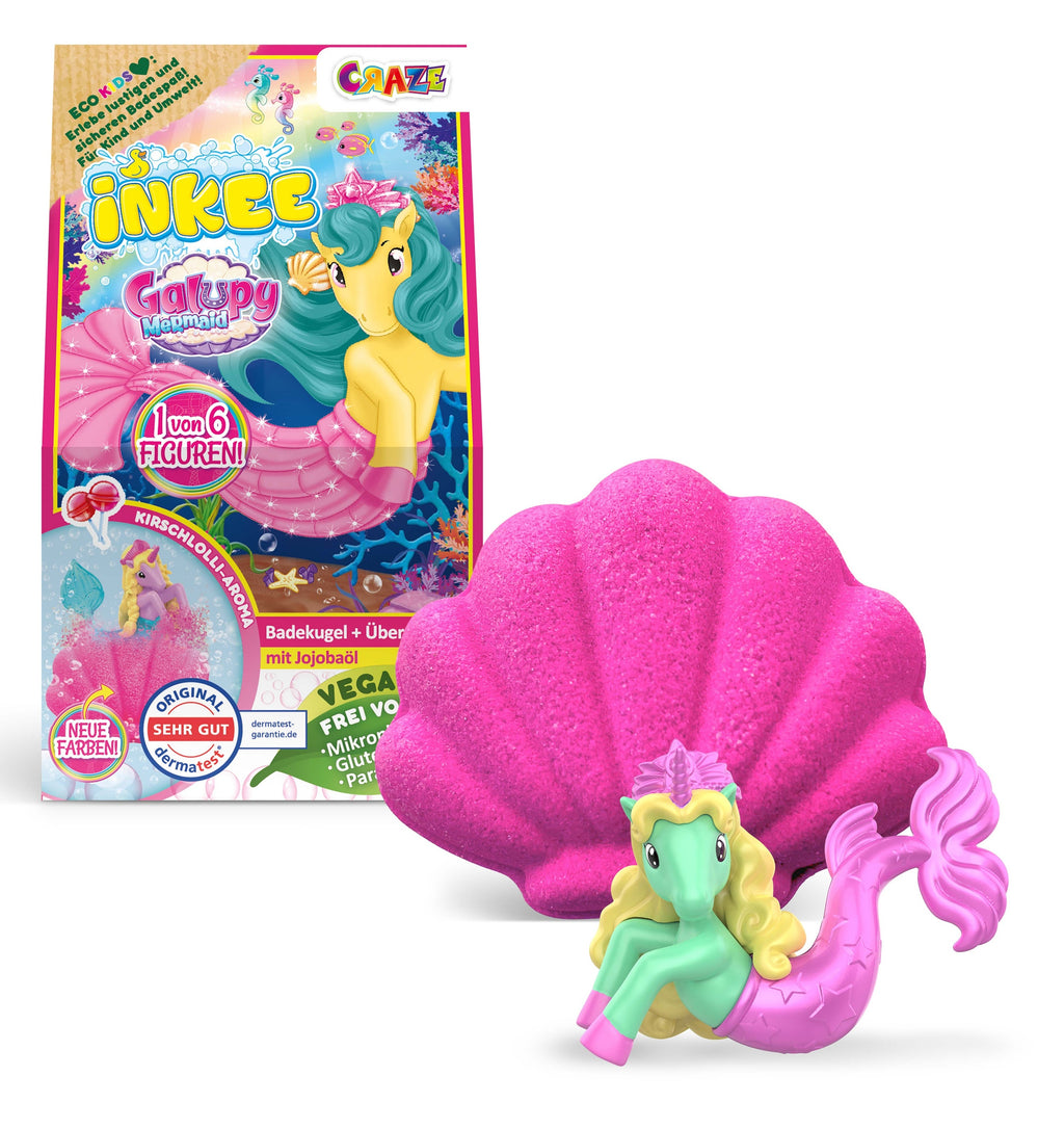 Inkee Suprise Badebombe Galupy Mermaid Box