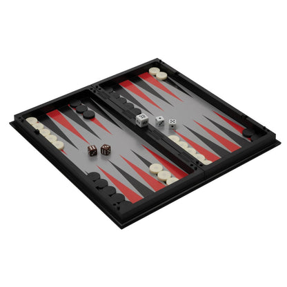 Philos Schach Backgammon Dame-Set - Feld 37 mm