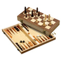 Philos Schach-Backgammon-Dame-Set - Feld 40 mm – Produktbild 1