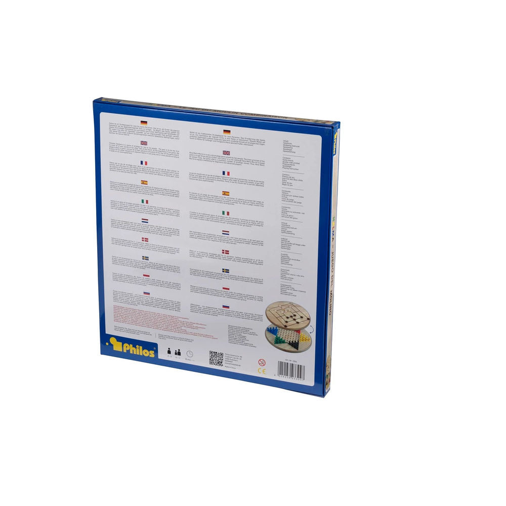 Philos Halma - Mühle - Kombination, maxi