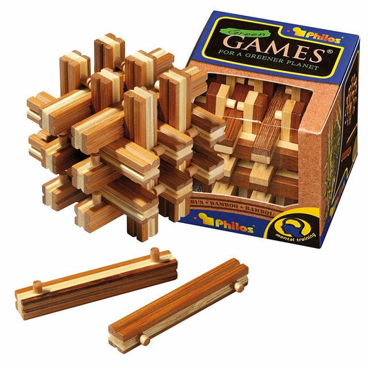 Philos Lock up Puzzle - Bamboo