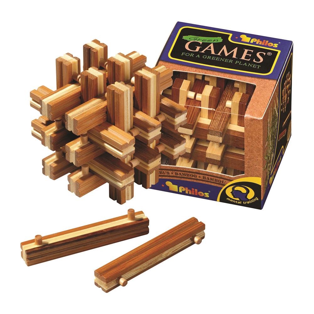 Philos Lock up Puzzle - Bamboo