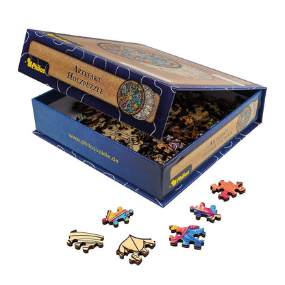 Philos Artefakt Holzpuzzle 2 in 1 Zodiak, 161 Teile