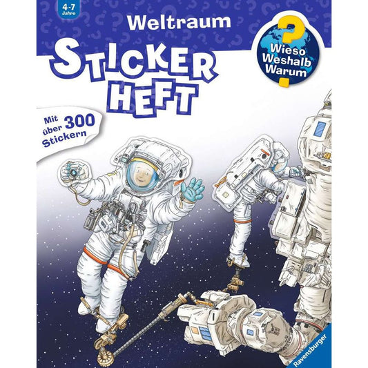 Ravensburger Why? How? What for? Sticker book: Space