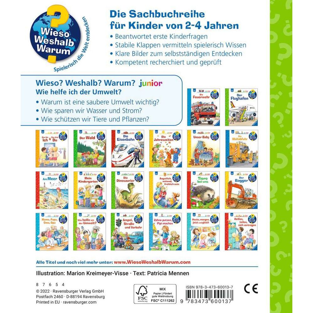 Ravensburger Why? How? What for? junior, Volume 43: How do I help the environment?
