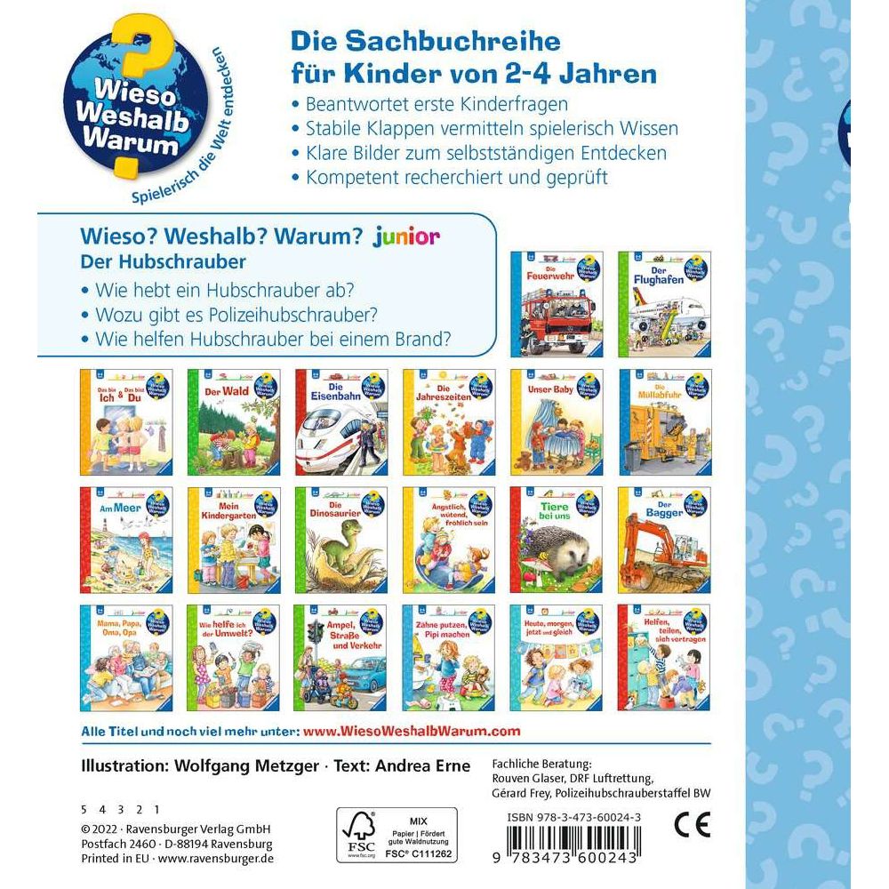 Ravensburger Why? What? Why? junior, Volume 26: The Helicopter