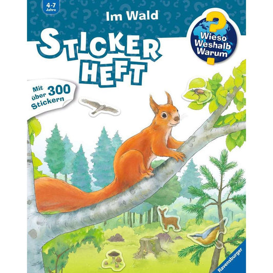 Ravensburger Why? What for? What for? Sticker book: In the forest