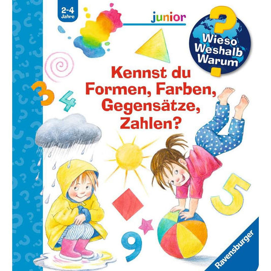 Ravensburger Why? How? What for? Special edition junior: Do you know shapes, colors, opposites, numbers?