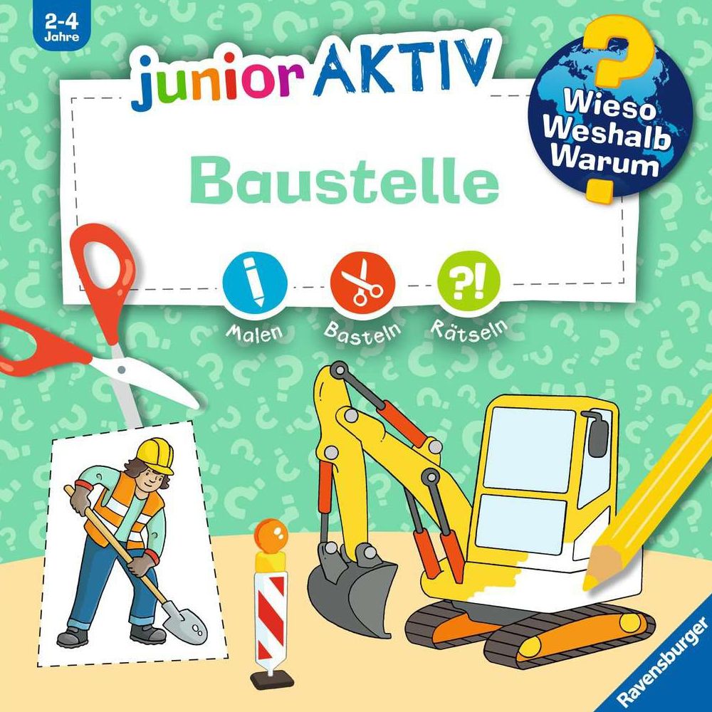 Ravensburger Why? How? What for? junior ACTIVE: Construction site