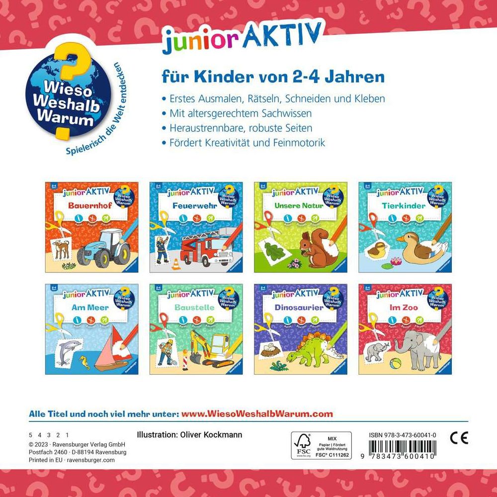 Ravensburger Why? How? What for? junior ACTIVE: At the Zoo
