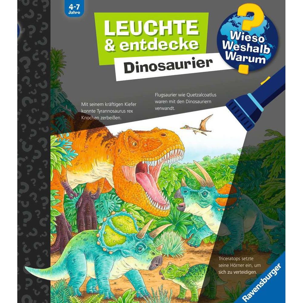 Ravensburger Why? How? What for? Light and discover: Dinosaurs