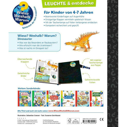 Ravensburger Why? How? What for? Light and discover: Dinosaurs