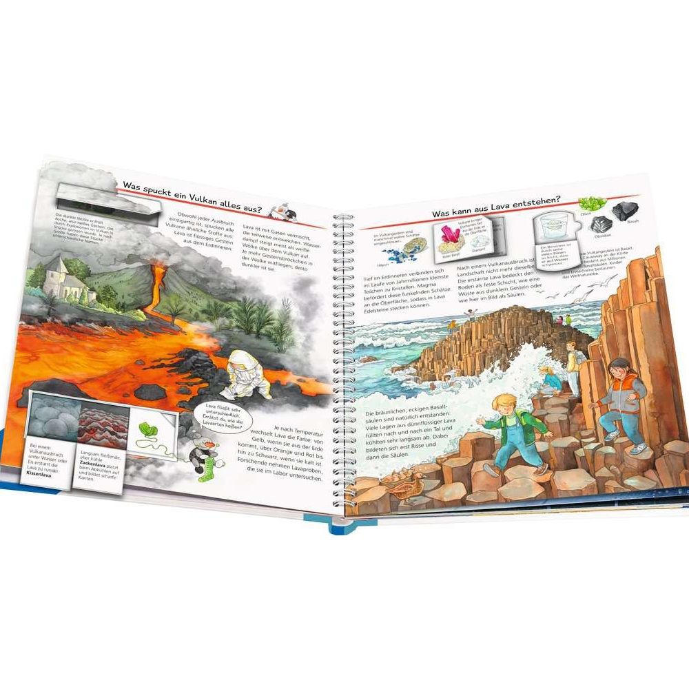 Ravensburger Why? What? Why?, Volume 4: We explore the volcanoes