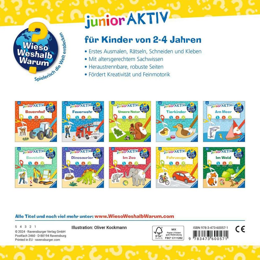 Ravensburger Why? How? What for? junior ACTIVE: Vehicles