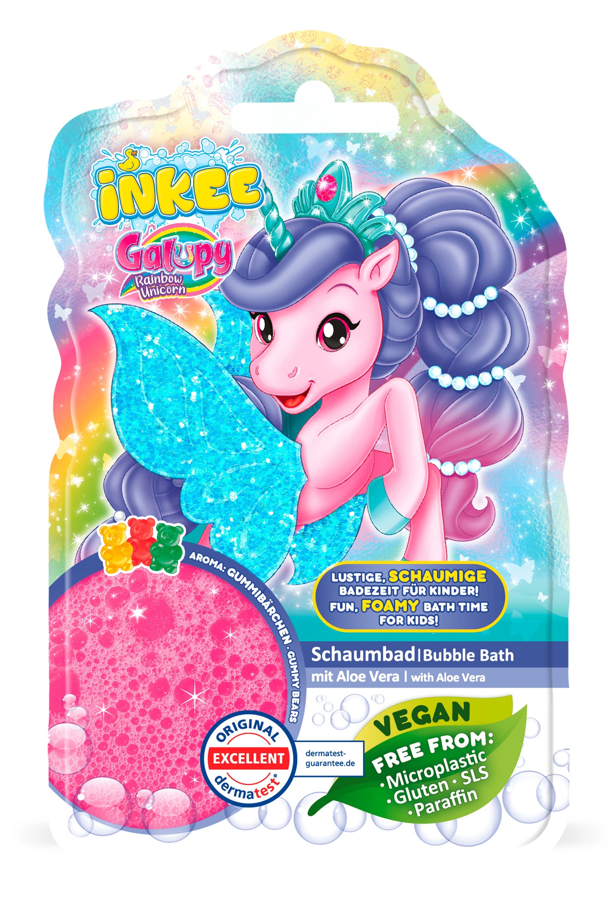 Inkee Bubble Bath Liquid Galupy Unicorn