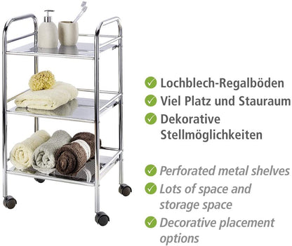 Wenko household/bathroom trolley, 3 levels