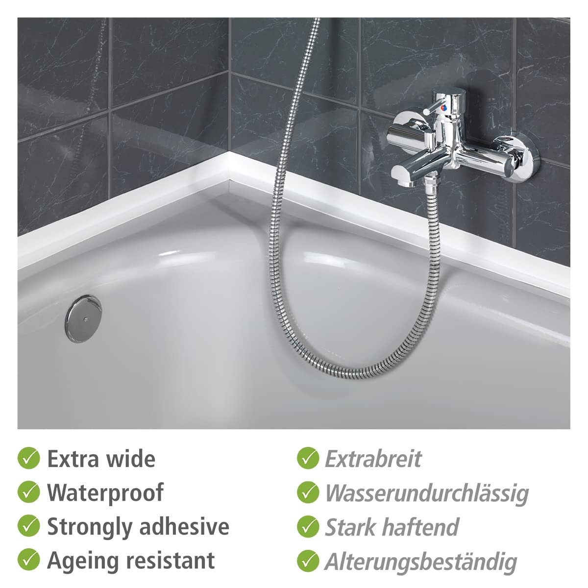 Wenko Abdichtungsband Extrabreit, weiss