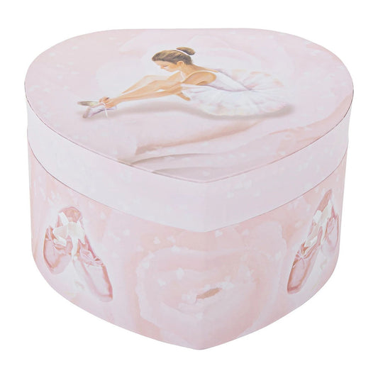 Trousselier musical box heart, ballerina, glow in the dark