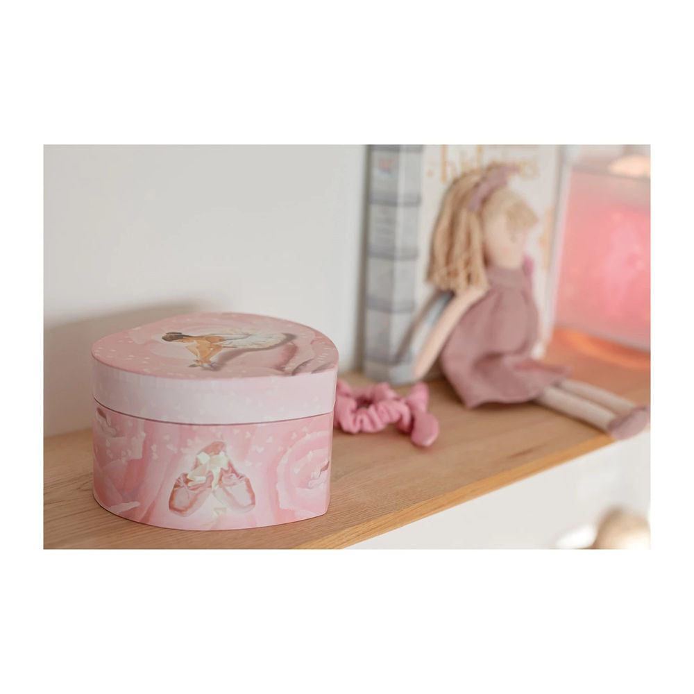 Trousselier Musikspieluhr Herz, Ballerina, nachtleuchtend