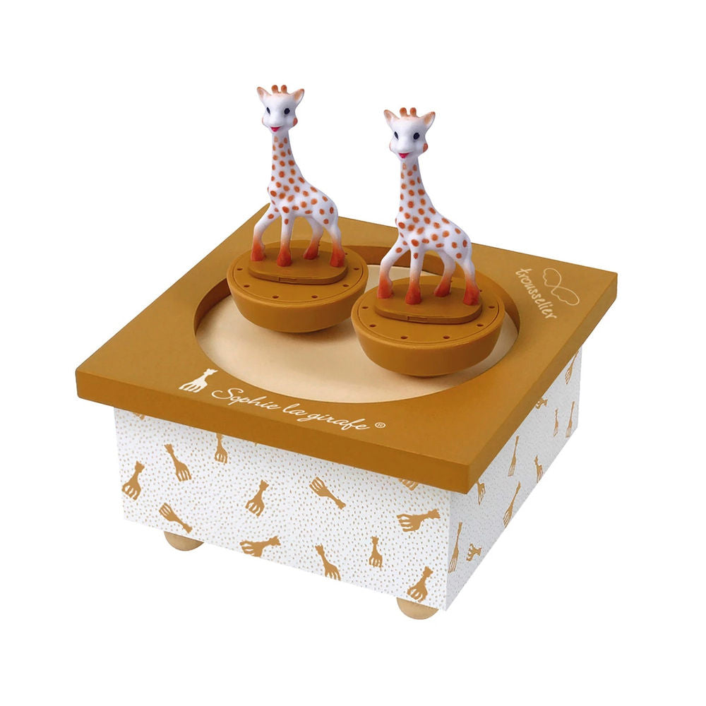 Trousselier Spieluhr tanzend Sophie la Girafe, Caramel magnetisch