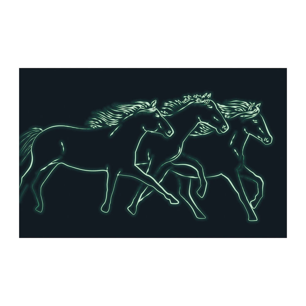 Trousselier Schmuckschatulle mit Musik, Pferd Camargue, nachtleuchtend