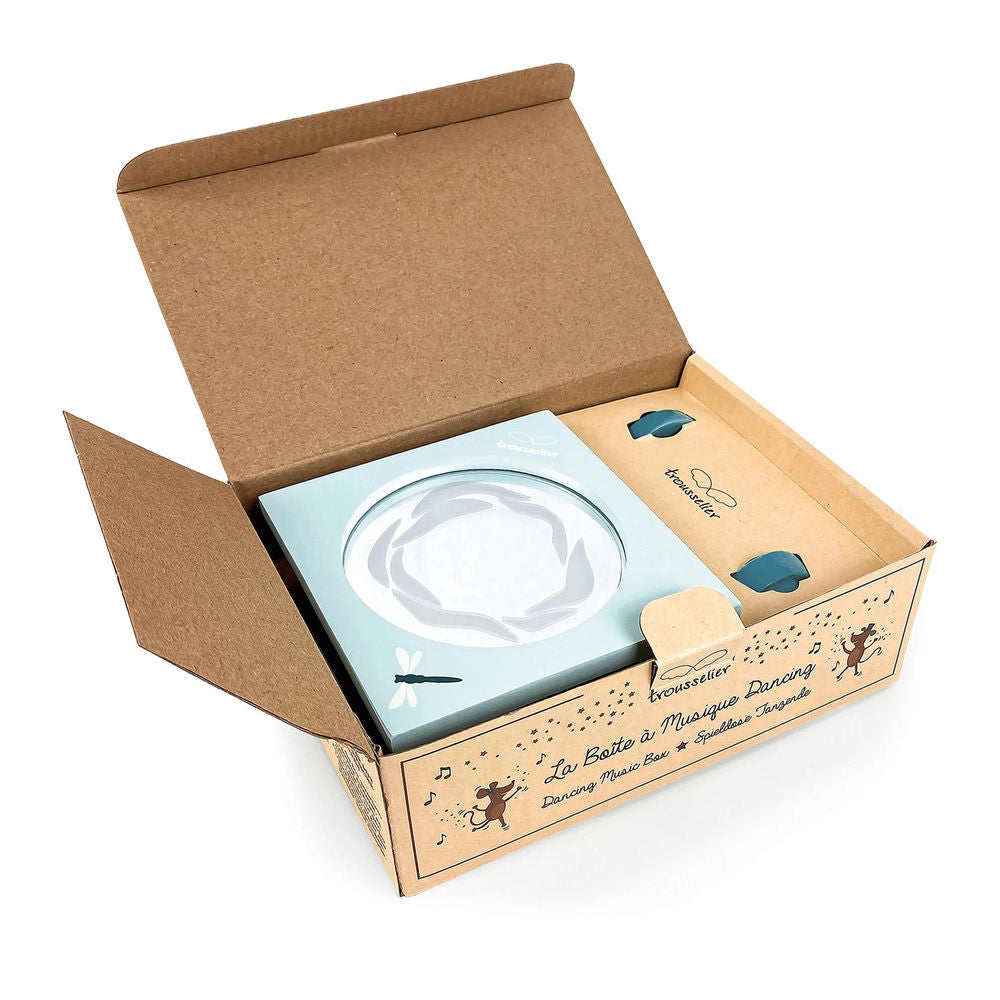 Trousselier Spieluhr mit tanzenden Frösche, magnetisch