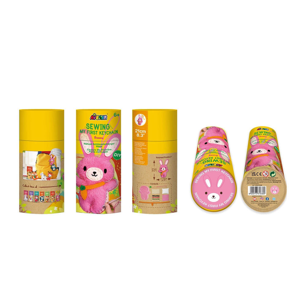 Nähset Schlüsselanhänger, Hase