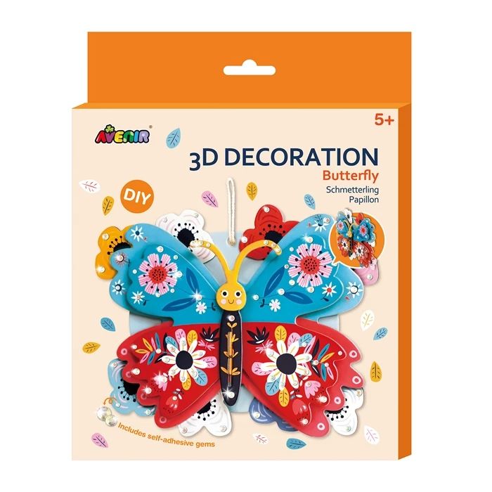 Papillon de décoration 3D Avenir