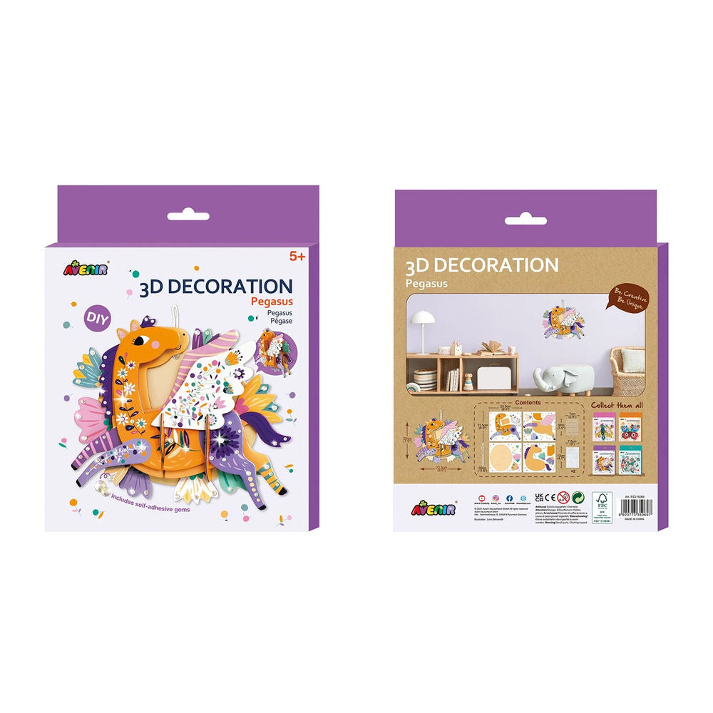 Avenir 3D Dekoration Pegasus