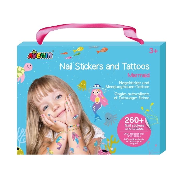 Avenir Nail Stickers &amp; Tattoos Mermaid