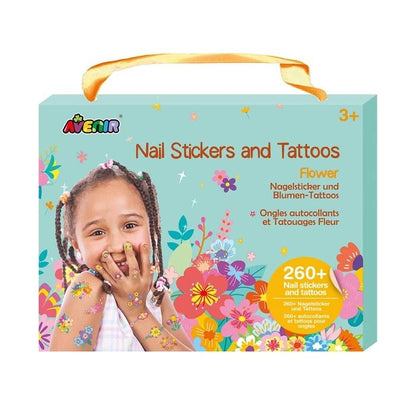 Avenir Nail Stickers &amp; Tattoos Flowers