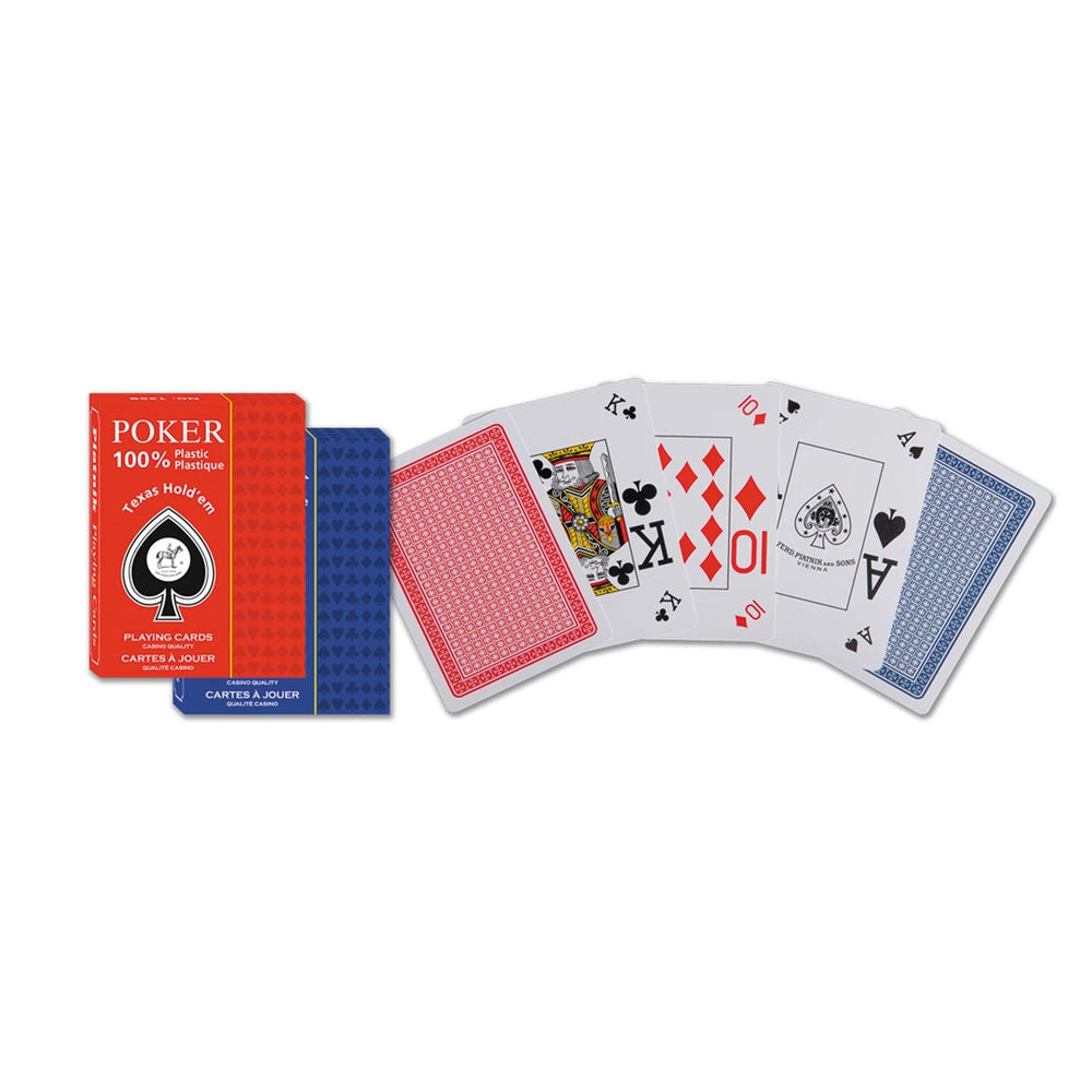 Piatnik Plastic Poker Texas Hold'em, indice de coin