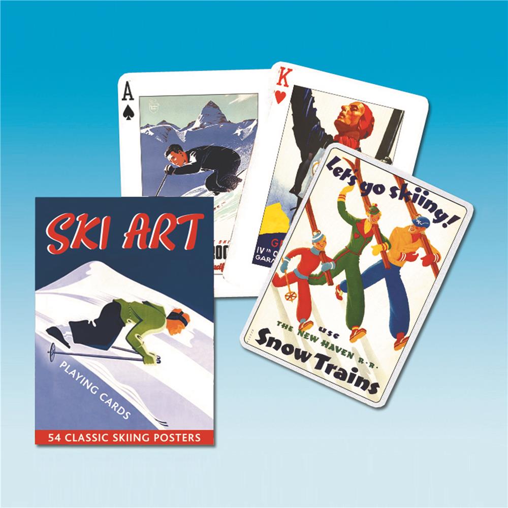 Piatnik Ski Art (Affiches de ski), Poker, SF