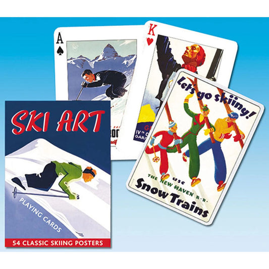 Piatnik Ski Art (Affiches de ski), Poker, SF