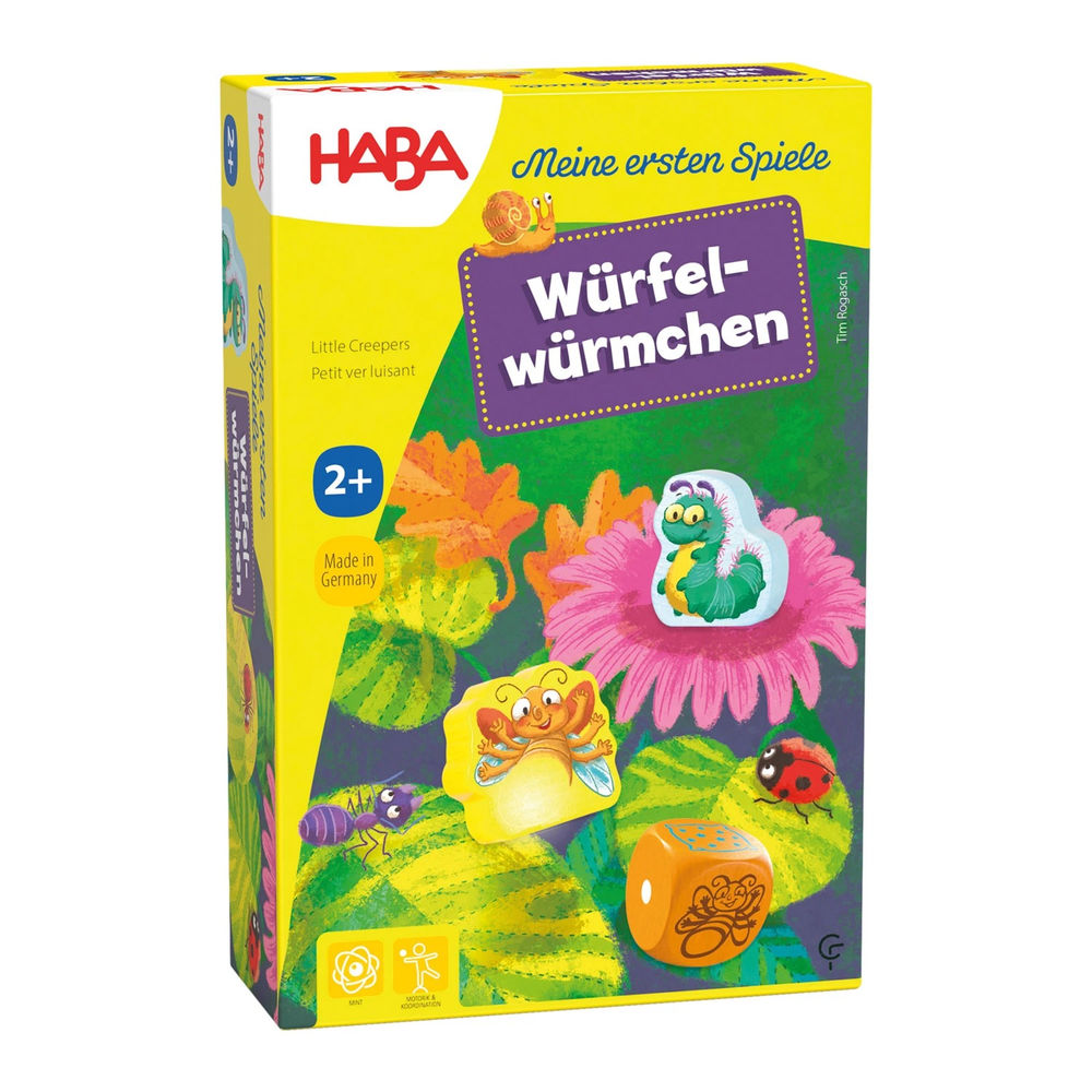 HABA Meine ersten Spiele – Würfelwürmchen