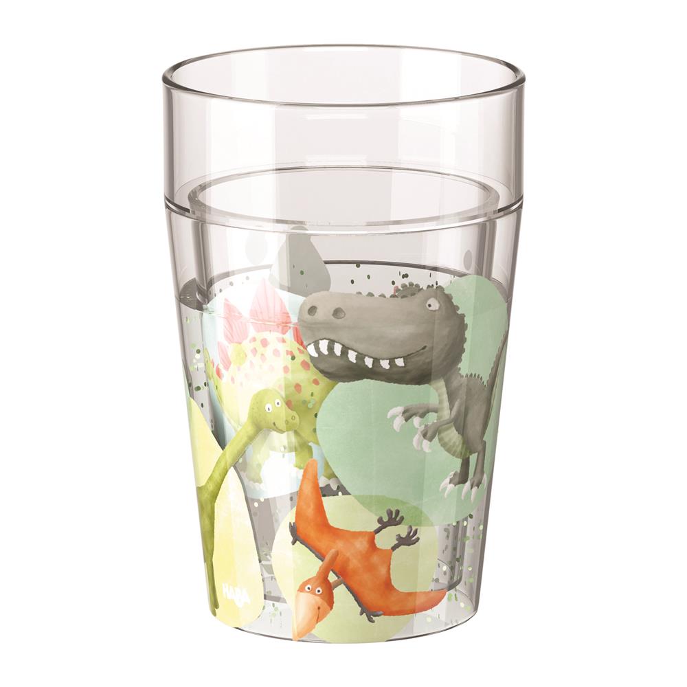 HABA Tasse à paillettes dinosaures