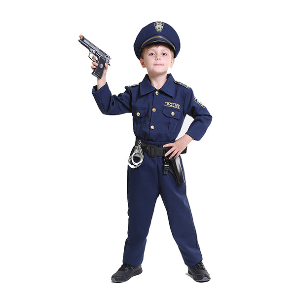 Costume de police de carnaval, taille. 128