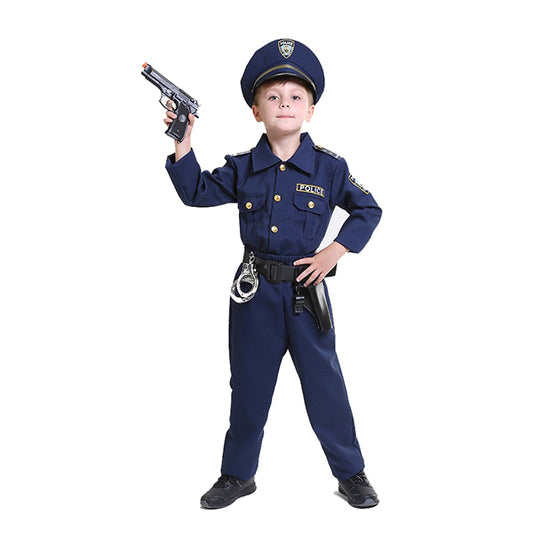 Costume de police de carnaval, taille. 140