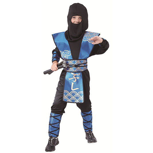 Fasnacht Ninja bleu, taille M.