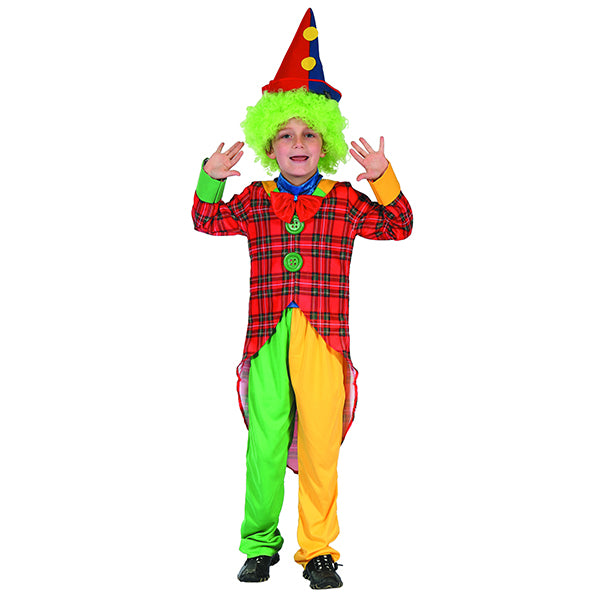 Costume de clown de carnaval, taille. M.