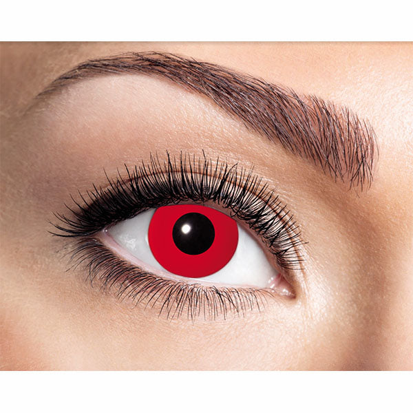 UV contact lenses red