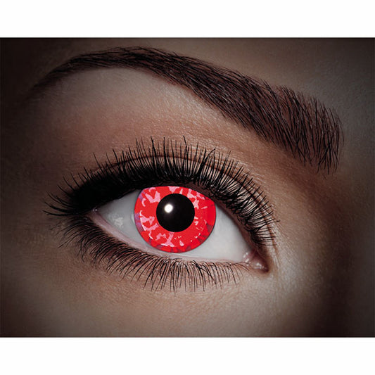 Fasnacht UV contact lenses red Diamond