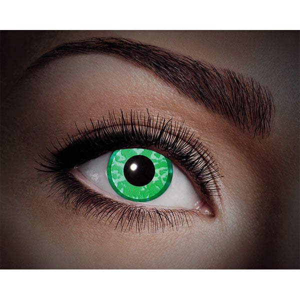 Fasnacht UV contact lenses green Diamond